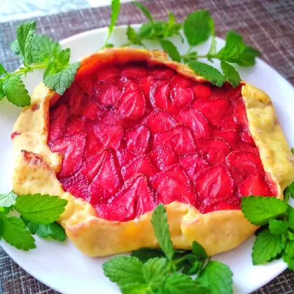 Галета с клубникой 🍓