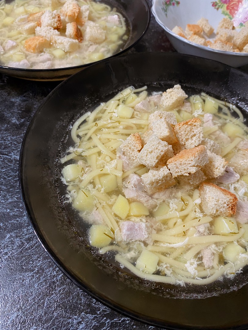 💜 Чесночный чешский суп