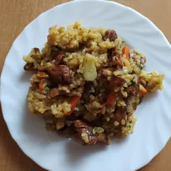 Плов с лисичками (веганский)