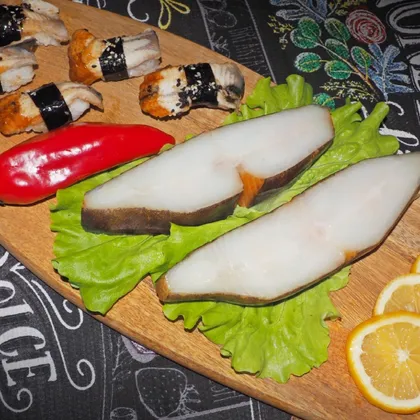 Ужин для двоих (праздничная подача - рыба и суши - роллы)