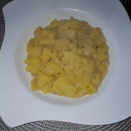 Картошка в сливочном соусе