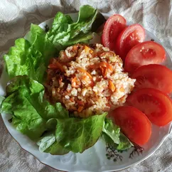 Очень вкусный рис с овощами 🥕🍅🌶