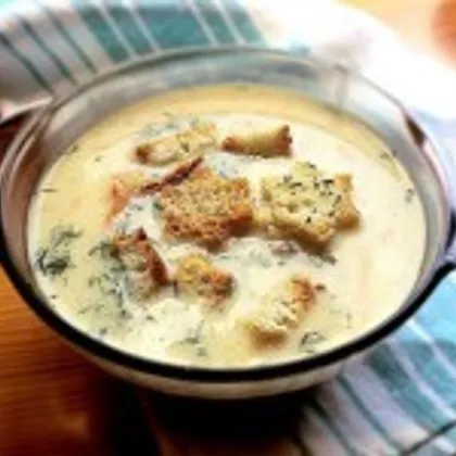 Сырный суп с курицей «По-французски»