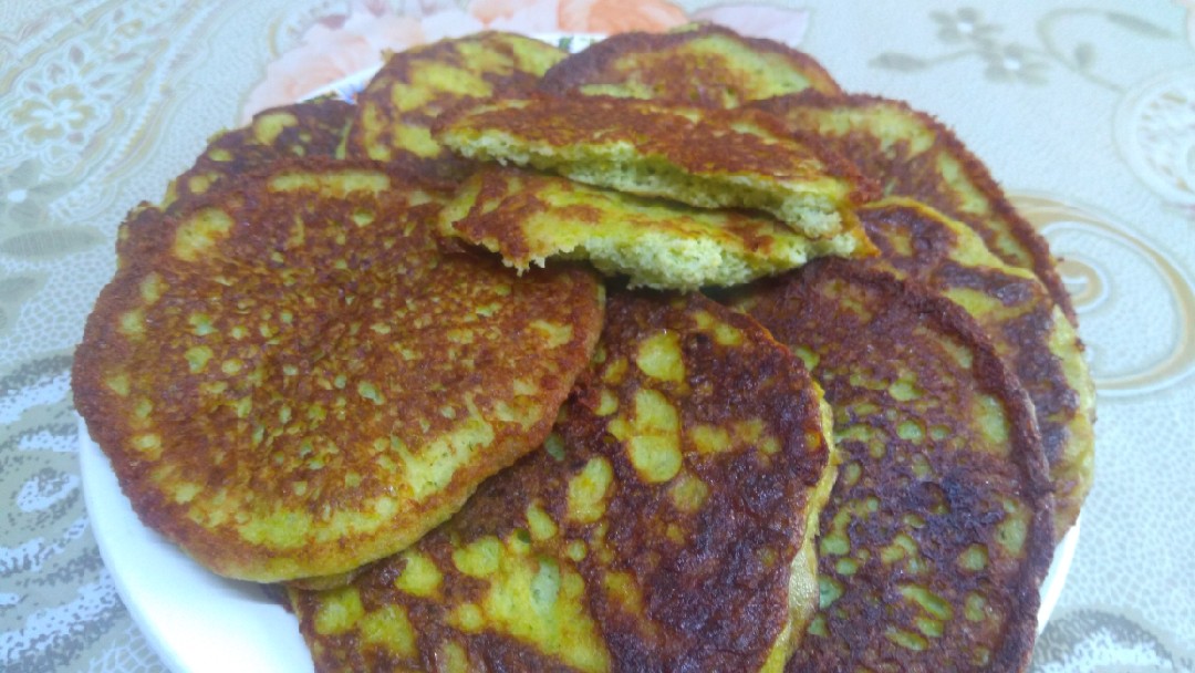 Оладушки с брокколи