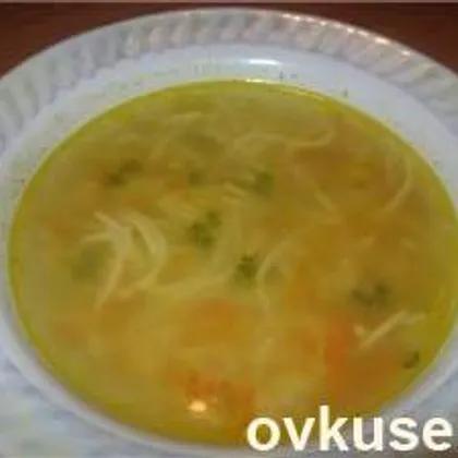 Вермишелевый суп в мультиварке