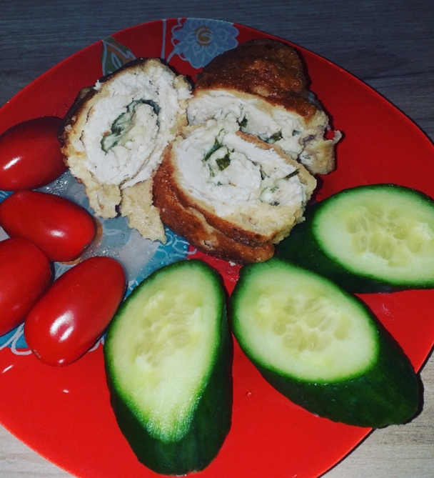Куриные рулетики со сливочной начинкой 😘👍