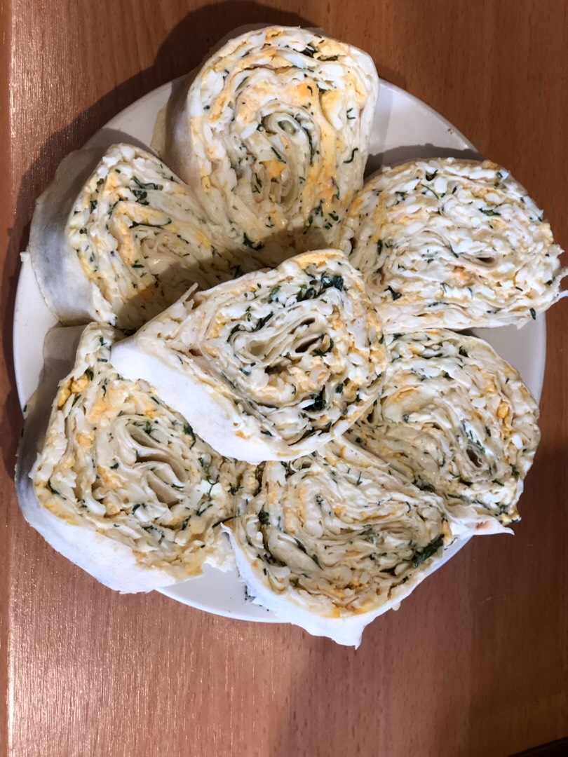 Рулет из лаваша с начинкой