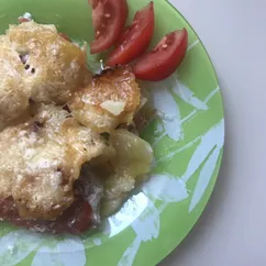 Свинина под сырной корочкой