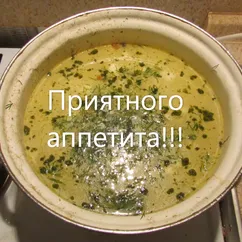 Сырный суп с курицей