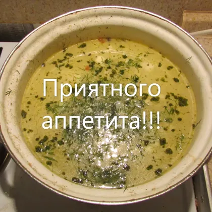 Сырный суп с курицей