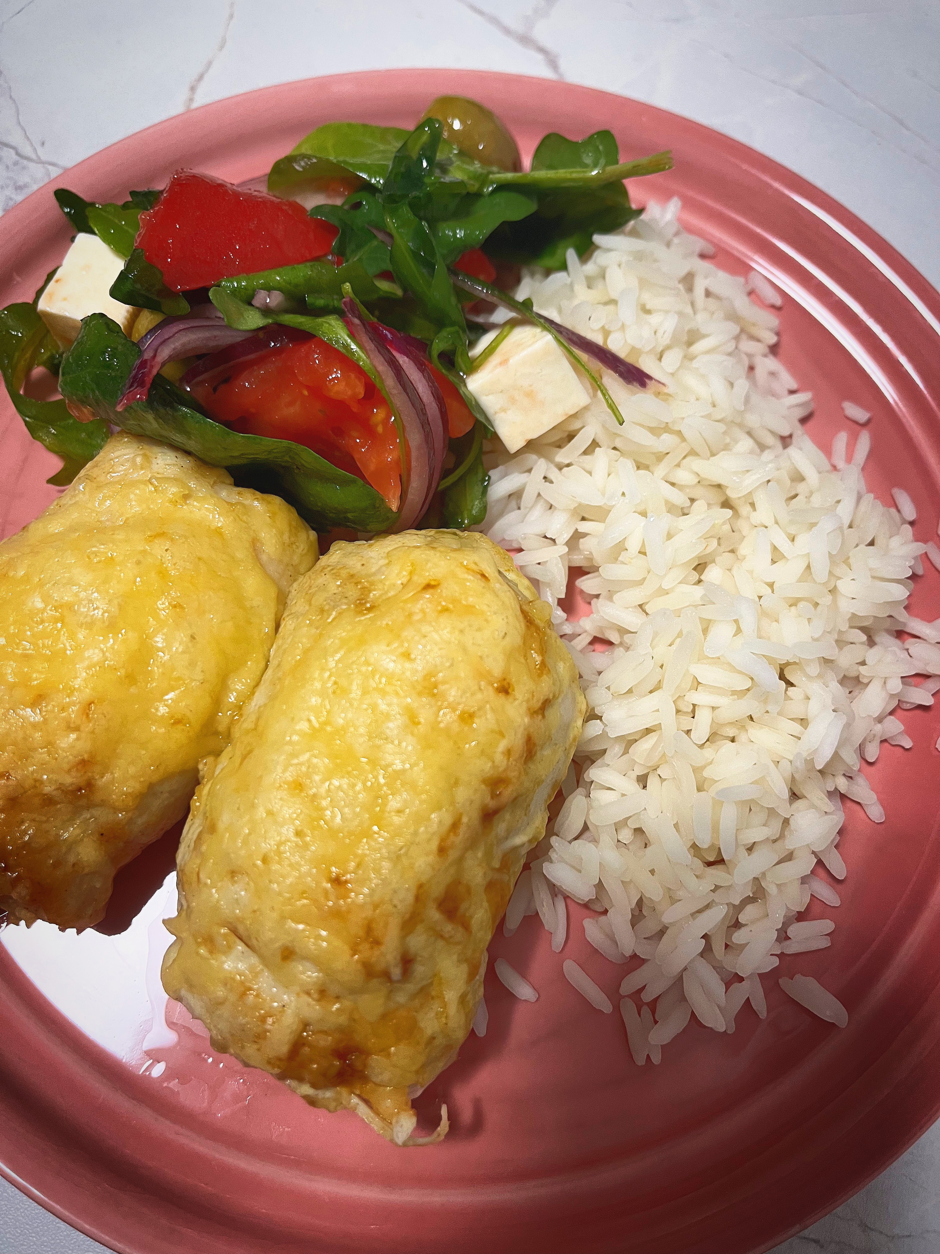 Куриные рулетики с сыром