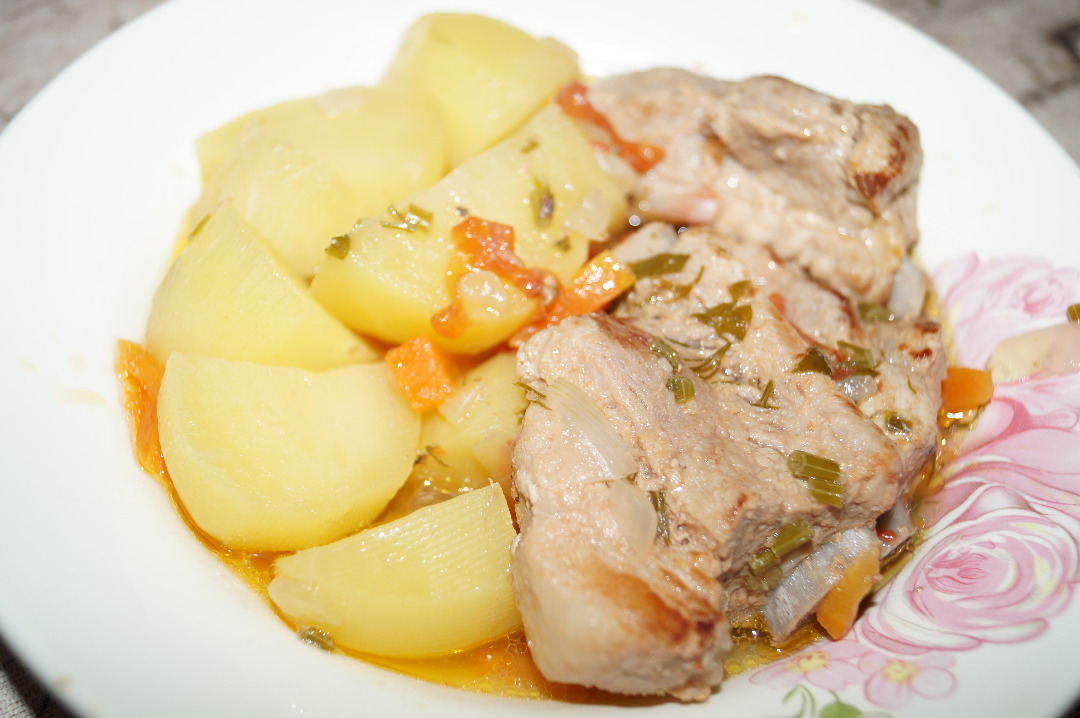 Блюда со свиными рёбрышками в казане — рецепты с пошаговыми фото и видео