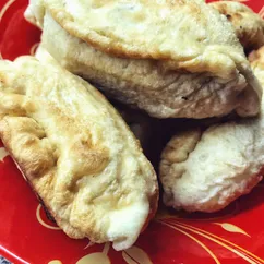 Жареные пирожки с малиновым джемом 🥐