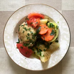 Курица с овощами