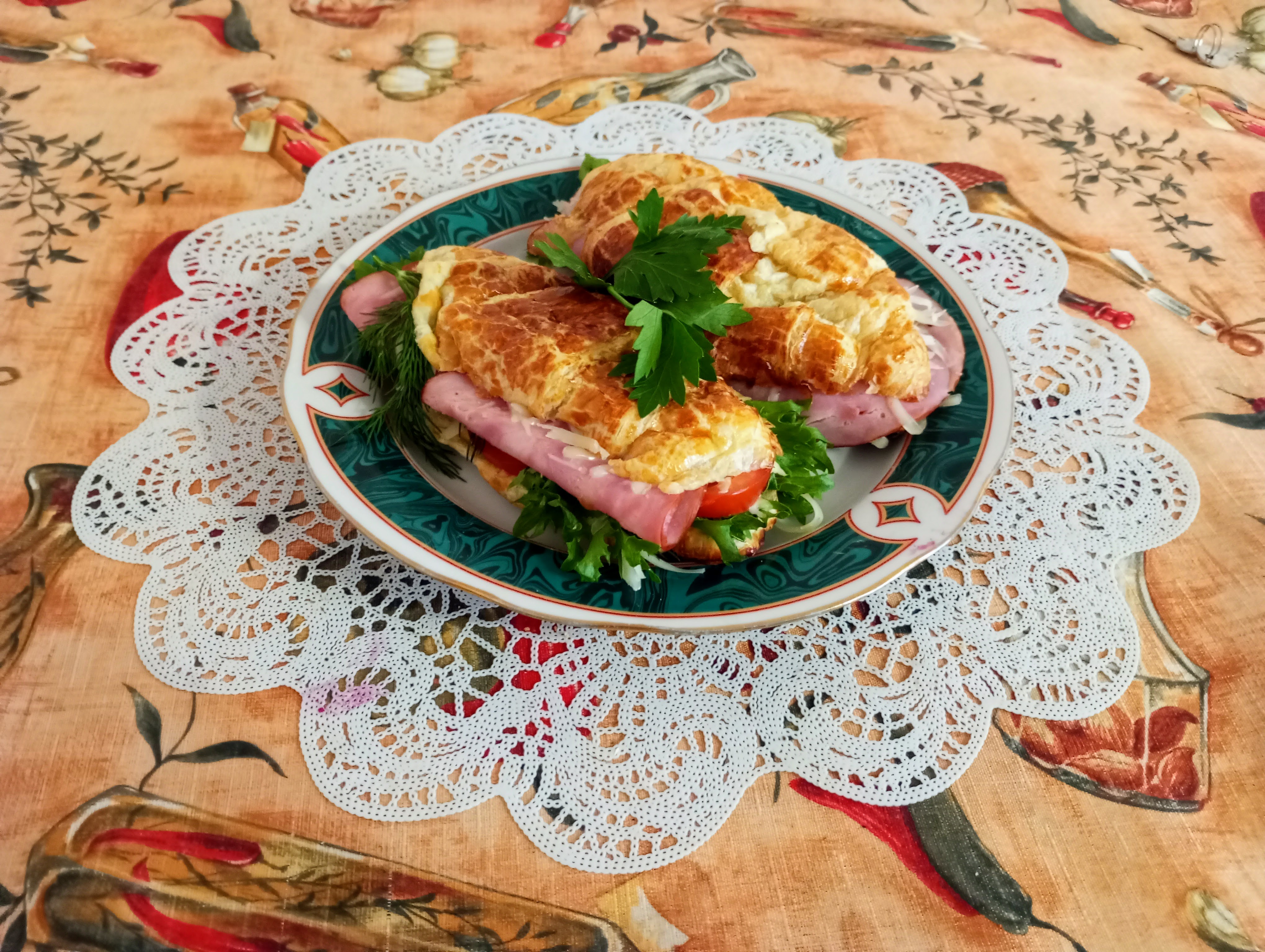 Круассаны фаршированные