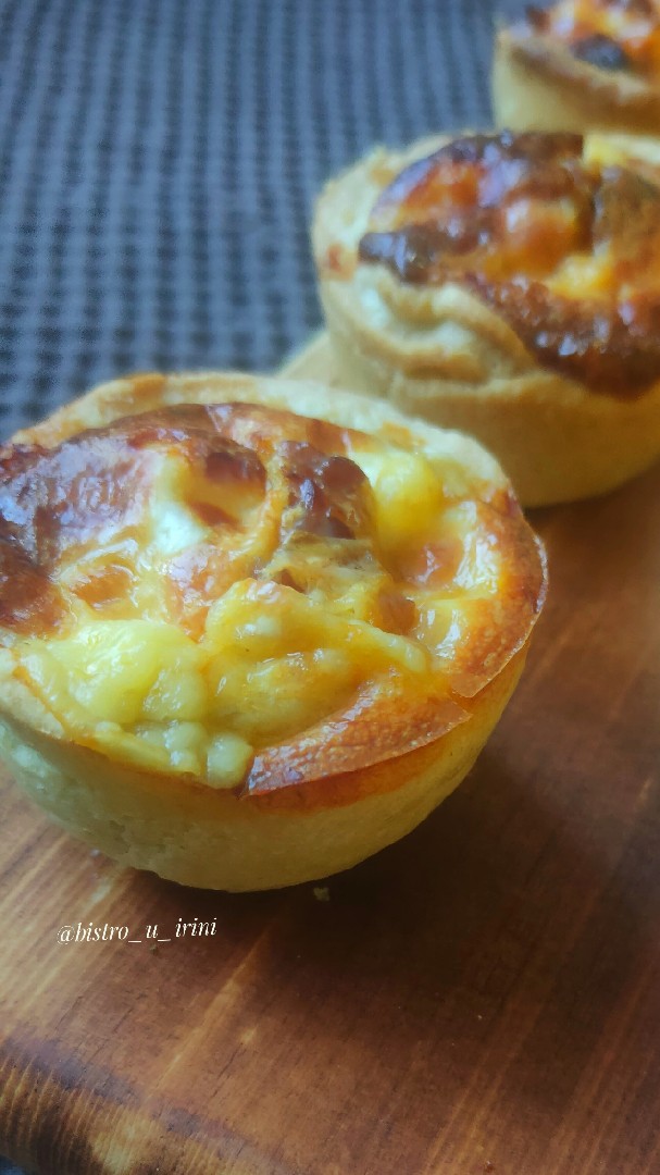 Мини киш лорен с беконом
