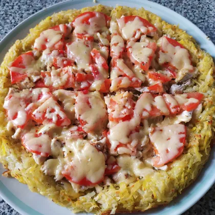 Пицца из картофеля🍕🍕🍕