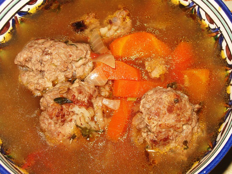 Кийма мастава (Мастава с фрикадельками)