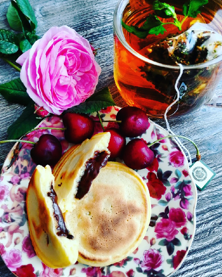 Рисовые блинчики с шоколадом 🍫