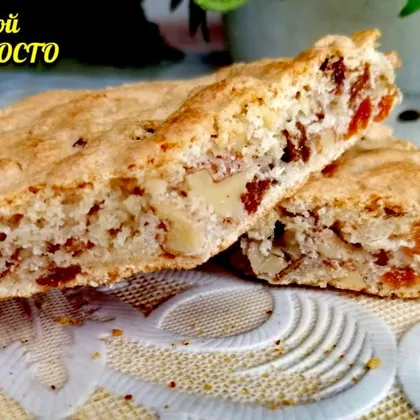 Польское печенье "Мазурка" с орехами и изюмом за 20 минут