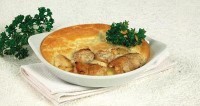 Камбала в сырном суфле