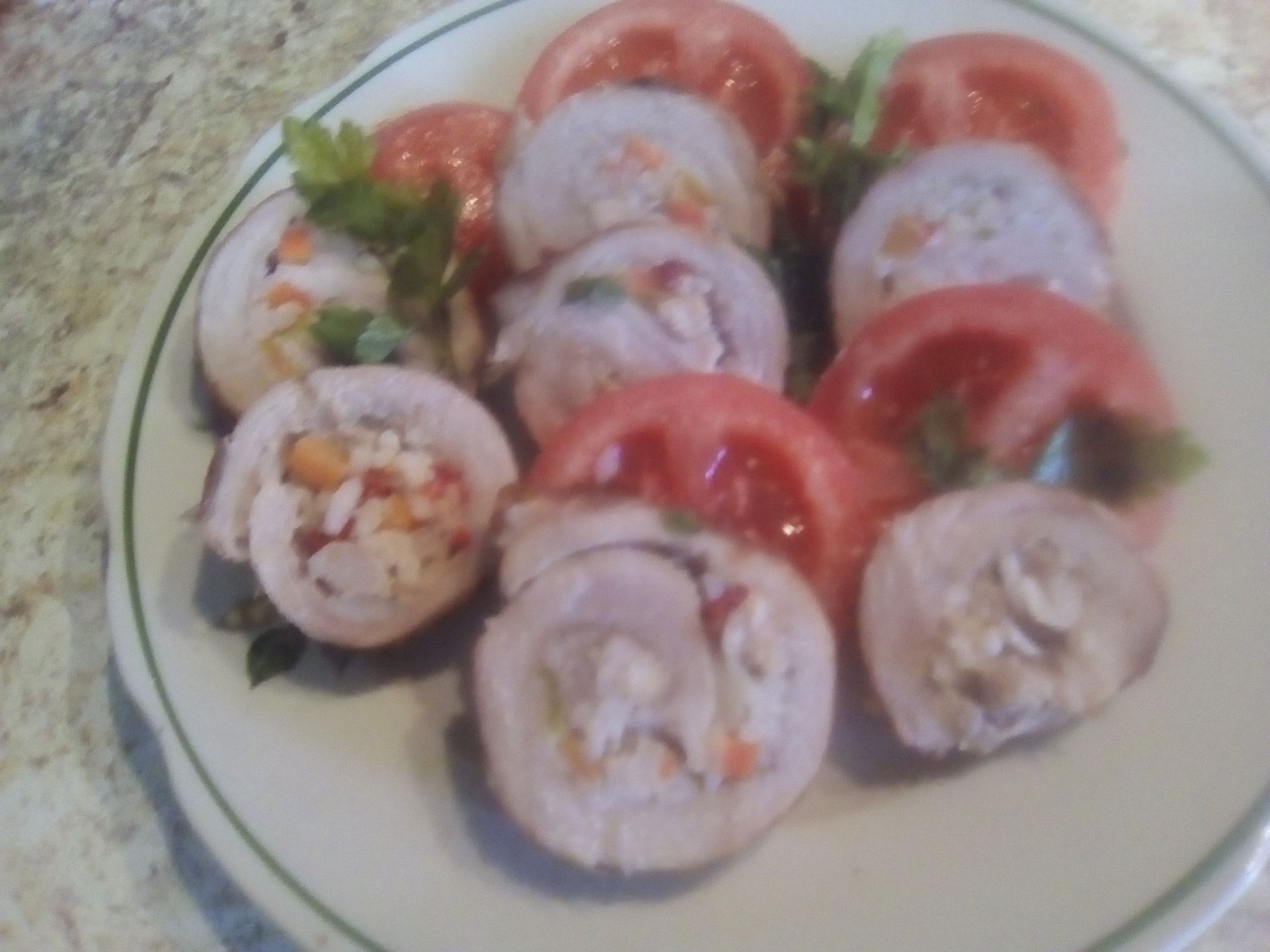 Свиной рулет "Мозаика" к новогоднему столу