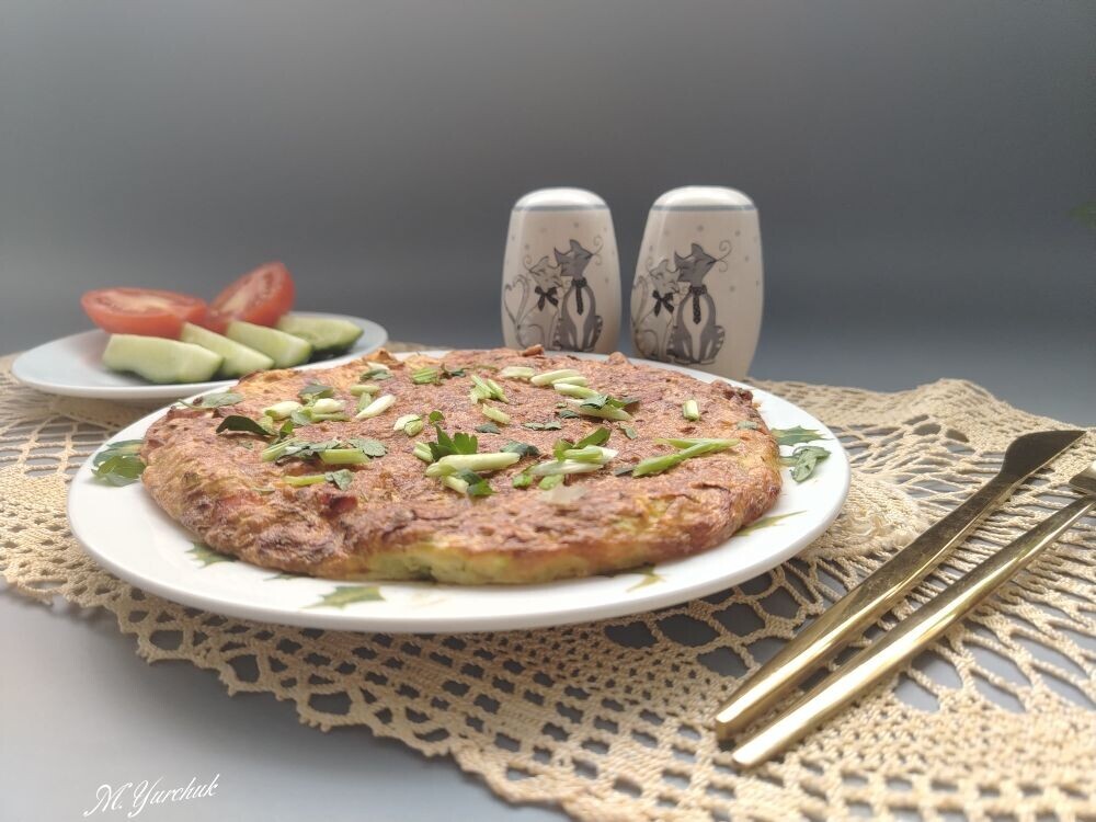 Кабачковые лепешки с сыром