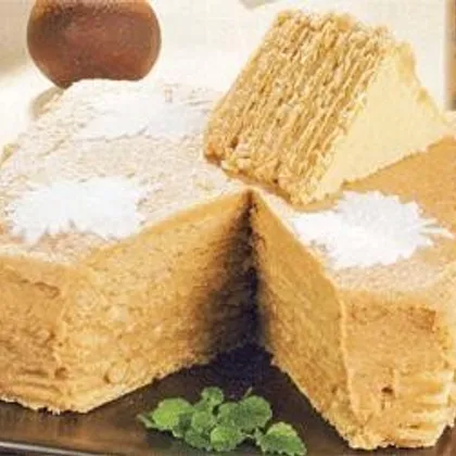 Торт из готовых вафельных коржей с мармеладом