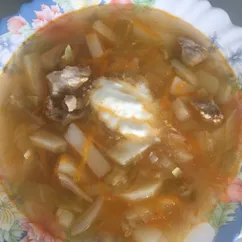 Щи из свежей капусты🍲