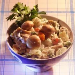 Салат по-французски с мясом