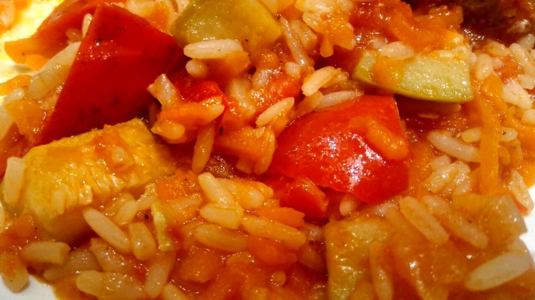Овощное рагу с рисом