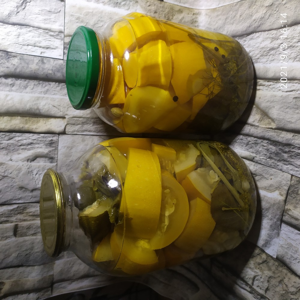 Кабачки маринованные