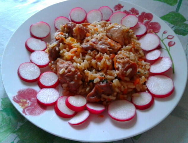 Плов со свининой