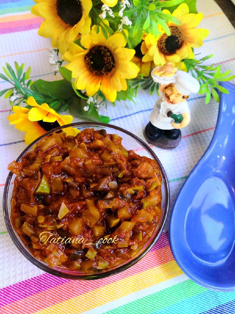 Кабачковая икра по-восточному