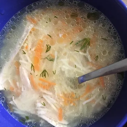 Куриный суп с Филини и морковью