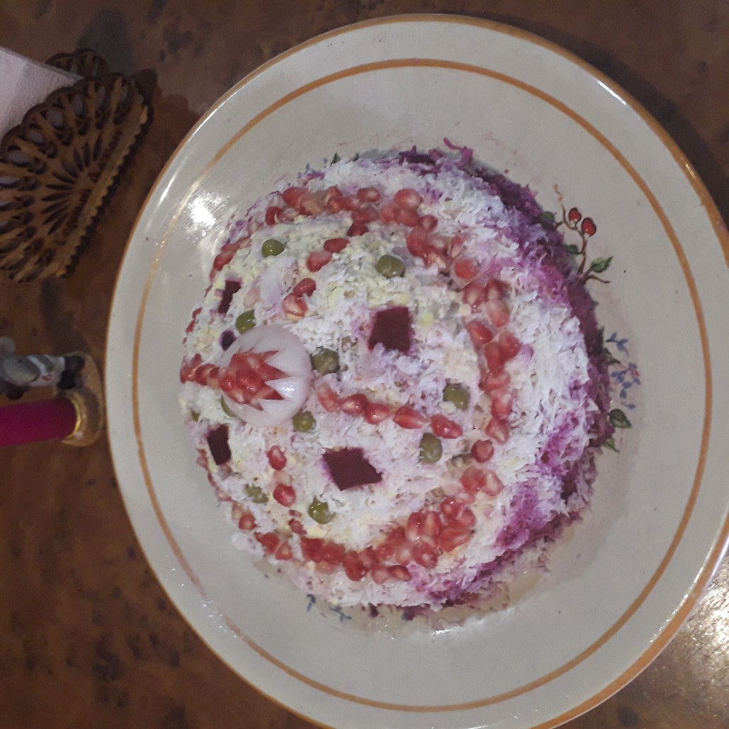 Салат Шапка Мономаха