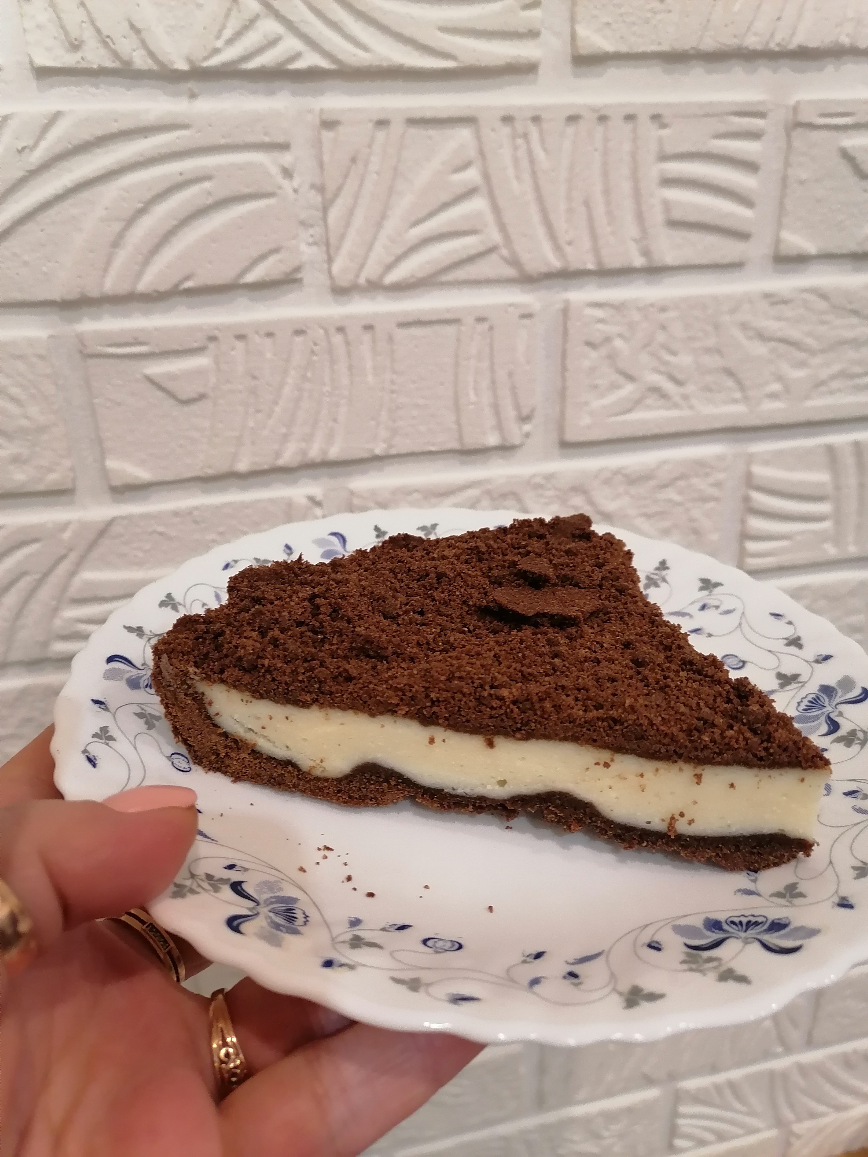 Творожно-шоколадный пирог 