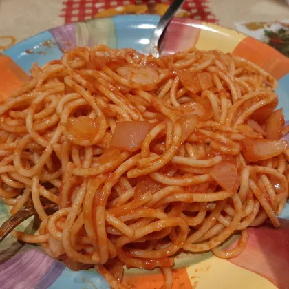 Паста аль суго или макароны в томатном соусе
