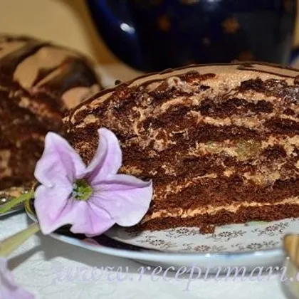 Торт медово - шоколадный