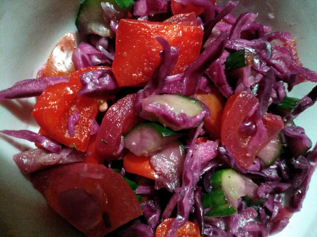 Салат с фиолетовой капусты - рецепт автора Татьяна 🏃‍♂️