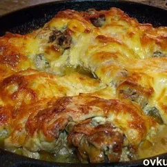 Курочка с чесноком и сыром