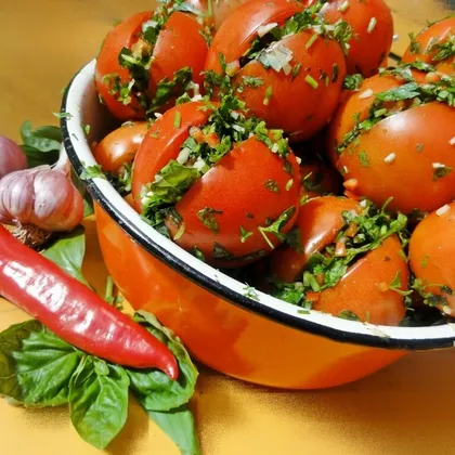 Солёные помидоры по-армянски