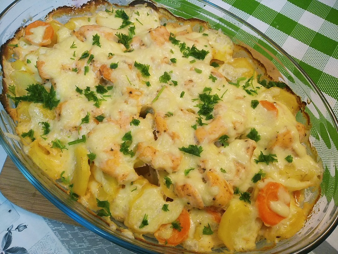 Куриное филе с картофелем в духовке. Вкусный ужин для всей семьи!