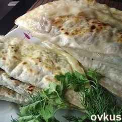 Кутабы с зеленью