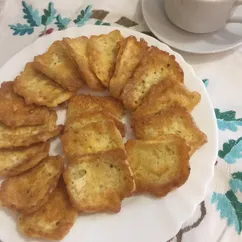 Гренки с сыром