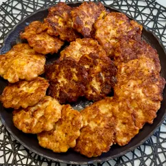 Куриные рубленые котлетки с кукурузой