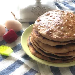 Бездрожжевые лепешки на кефире