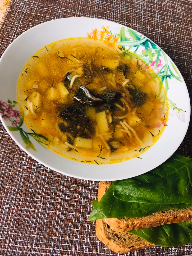 Суп-пюре из сушеных грибов – пошаговый рецепт приготовления с фото