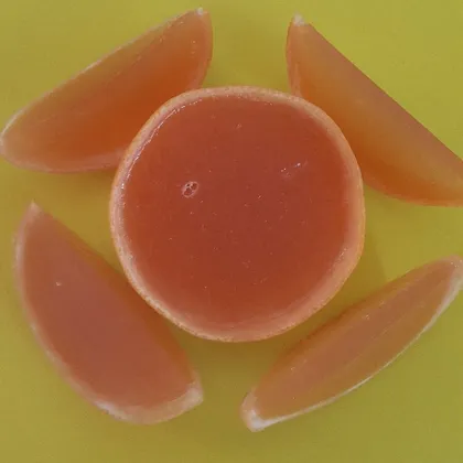 Желейные дольки из грейпфрута