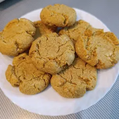 Кукурузное печенье без сахара, без яиц